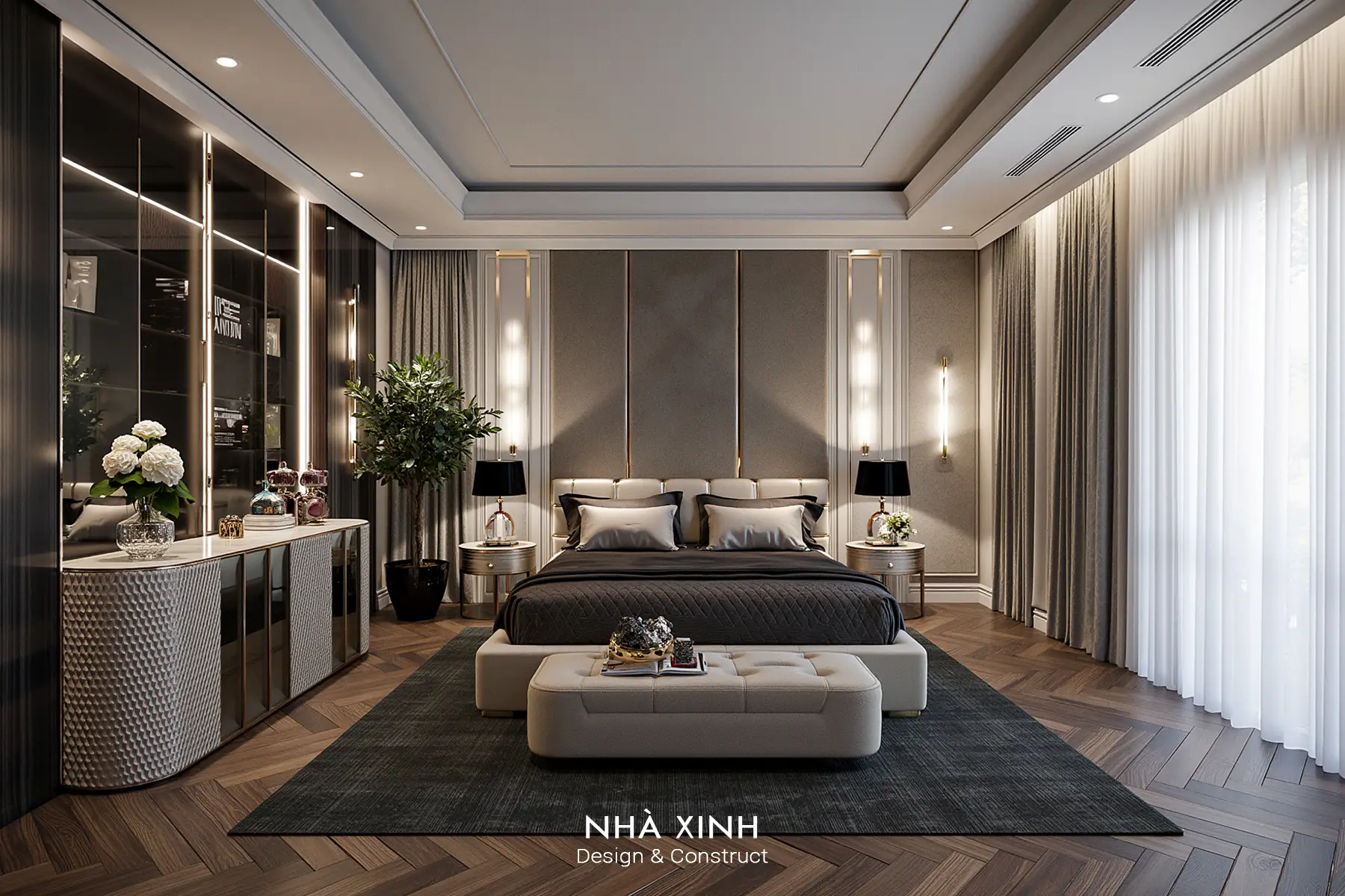 Biệt thự hiện đại 3 tầng Aurum Villa phong cách Modern Essence - Ngoại thất 2