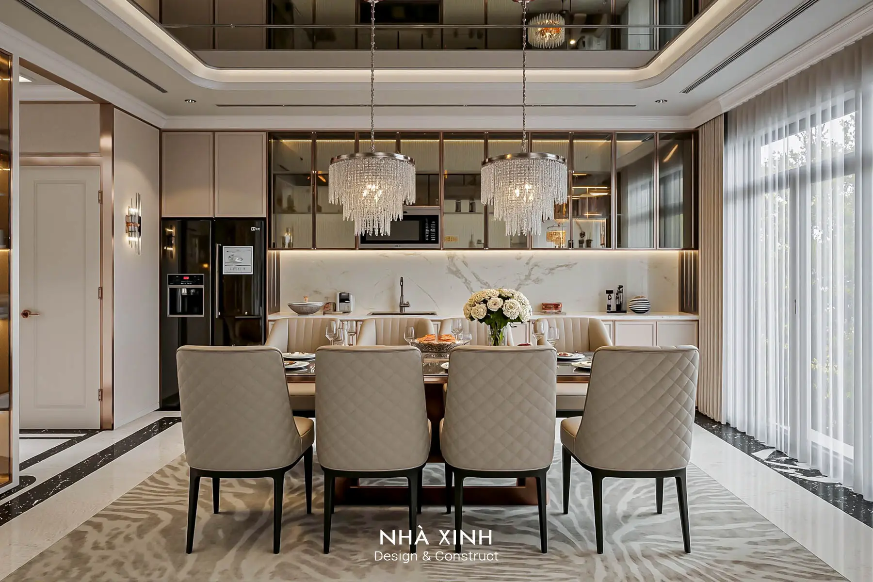 Phòng ngủ hiện đại tại Sunshine Villa