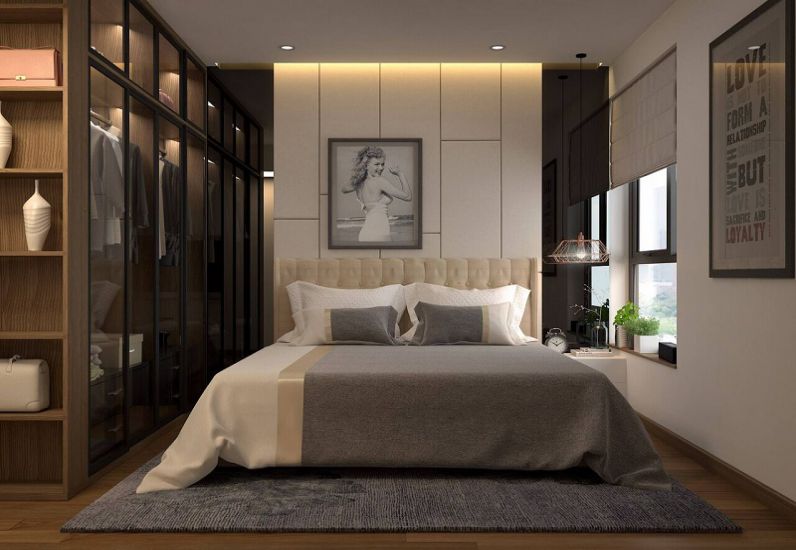 Thiết kế nội thất phòng ngủ phong cách đương đại