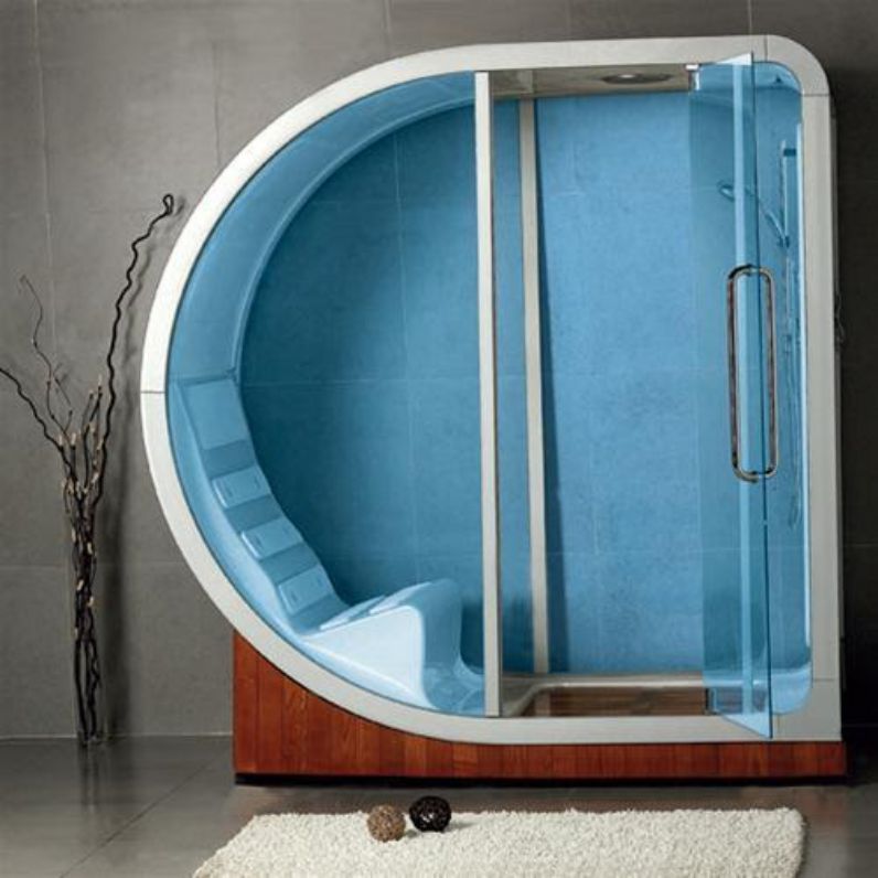 Thiết kế phòng tắm tương lai với bồn tắm