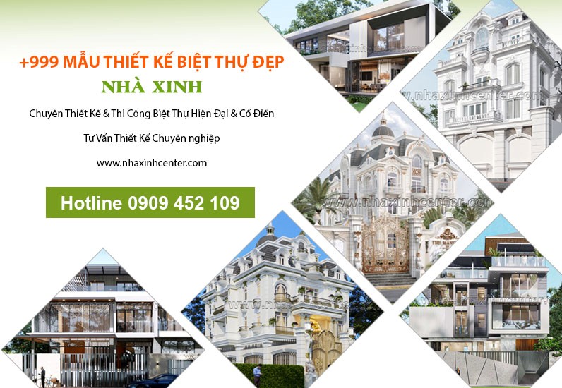 999 mẫu thiết kế biệt thự đẹp
