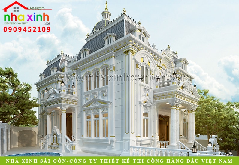 Top 3 Mẫu Thiết Kế Biệt Thự Cổ Điển 3 Tầng Đẹp Hoàn Mỹ