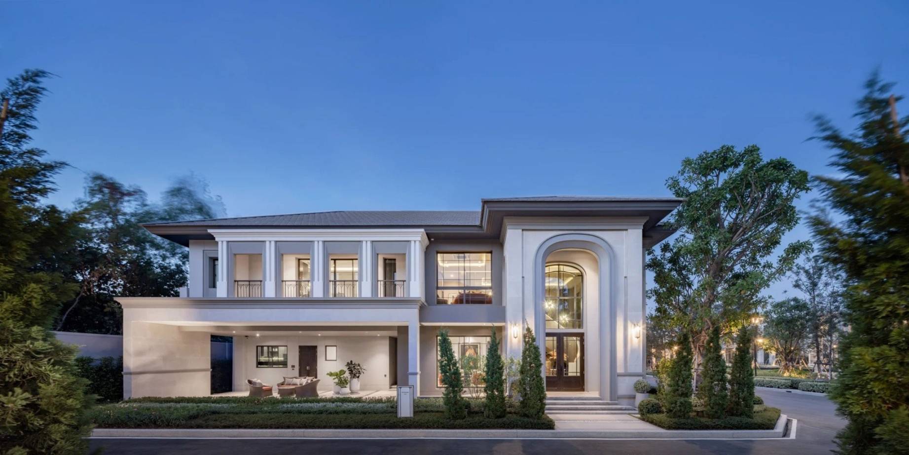 Mẫu Biệt Thự 2 Tầng Hiện Đại Mái Ngói Đẹp 300m2 Quận 2