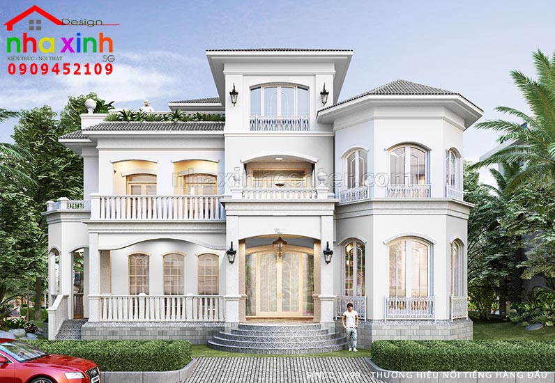 Mẫu Thiết Kế Biệt Thự Sato Phú Mỹ Hưng 5 Phòng Ngủ | BT-171