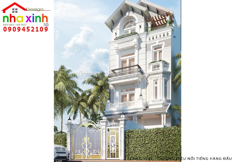 Biệt Thự Cổ Điển 3 Tầng | Mái Dốc | Ông Thắng | Phú Nhuận | BT-119