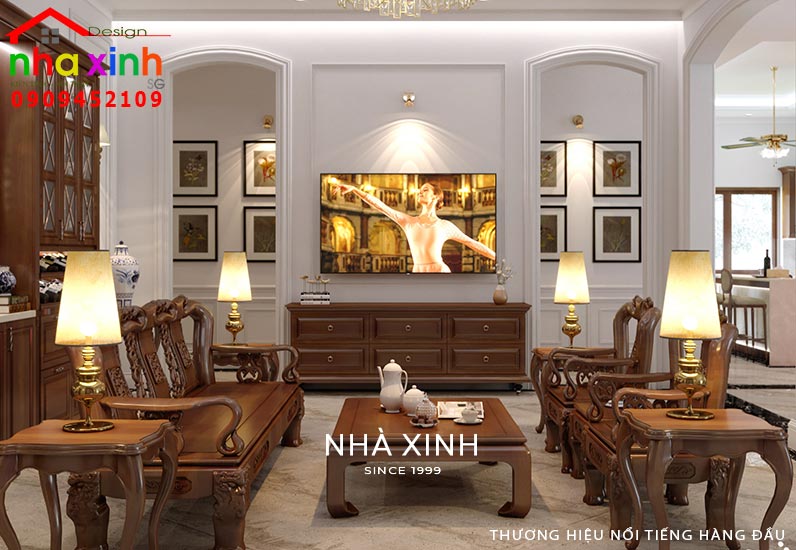 Nội Thất Biệt Thự Sân Vườn | Ông Thức | NT-140