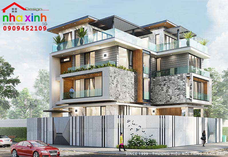 Biệt Thự Đẹp 2 Mặt Tiền Phong Cách Hiện Đại | Anh Đại | Bình Tân | BT-198