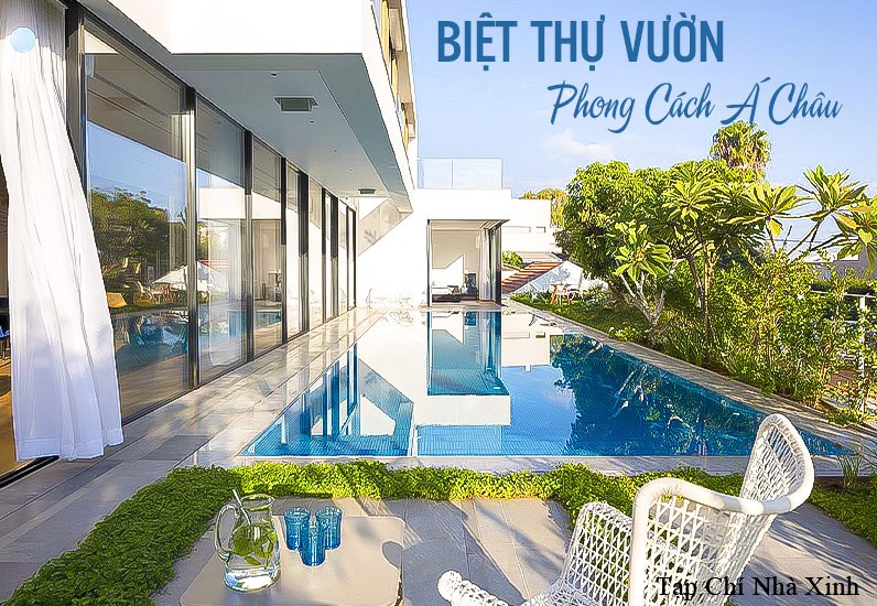 Biệt Thự Đẹp 2 Tầng Phong Cách Á Châu Hiện Đại | BT-174