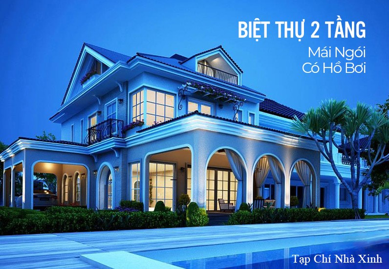 Thiết Kế Biệt Thự 2 Tầng | Mái Ngói