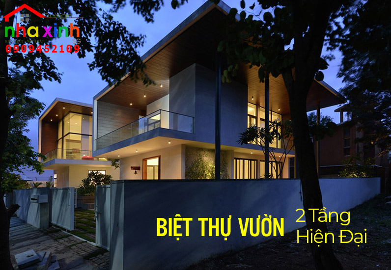 Mẫu Biệt Thự Vườn Hiện Đại 2 Tầng | Anh Phú GĐ Thủy Sản | BT-160