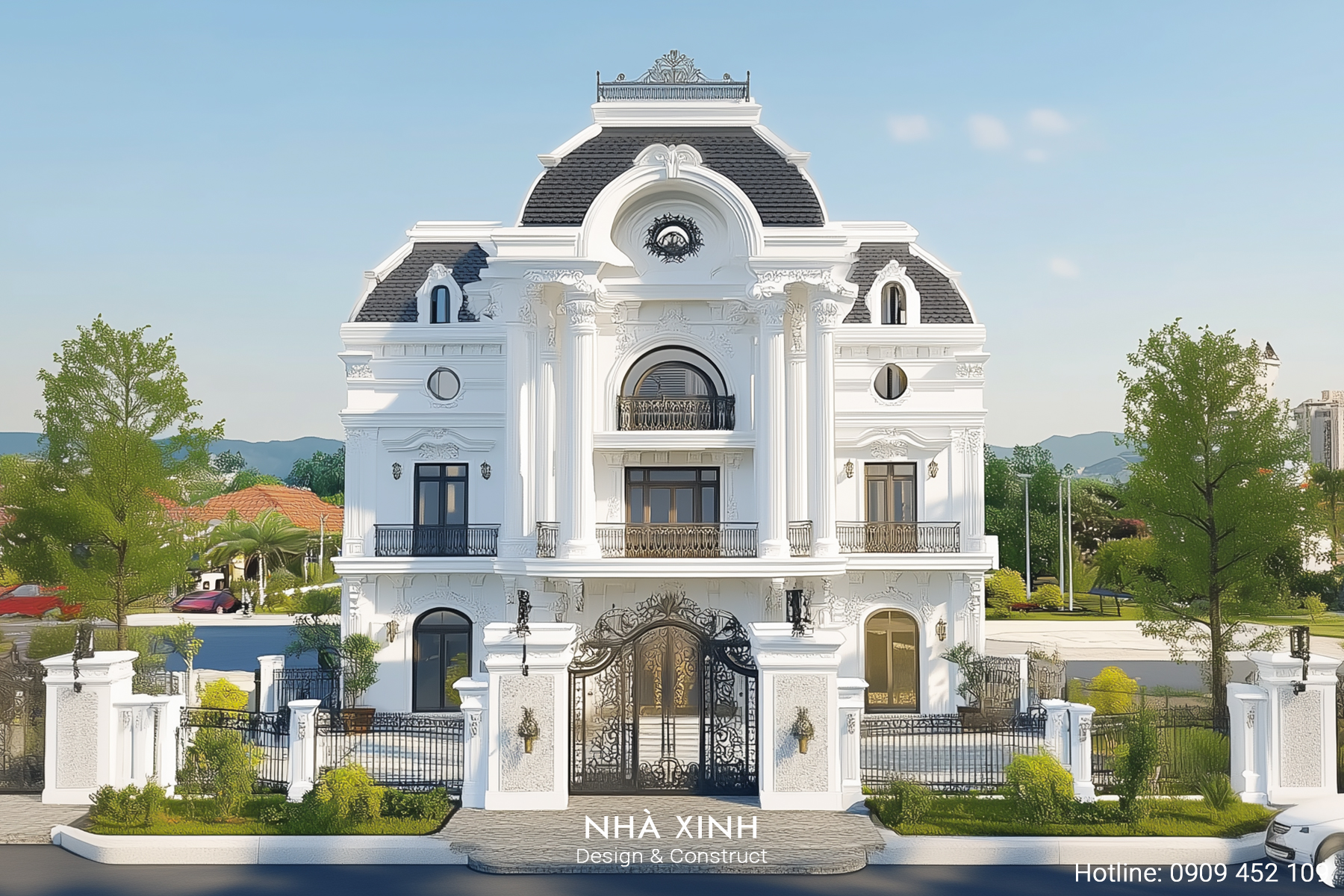 Biệt Thự Tân Cổ Điển Kiểu Pháp Đẹp | Chị Loan | Trà Vinh | BT-114