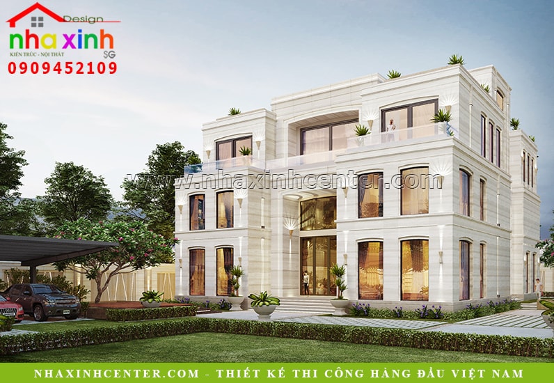 Thiết Kế Nhà Đẹp | Biệt Thự Siêu Sang | Chị Xuyến | BT-189