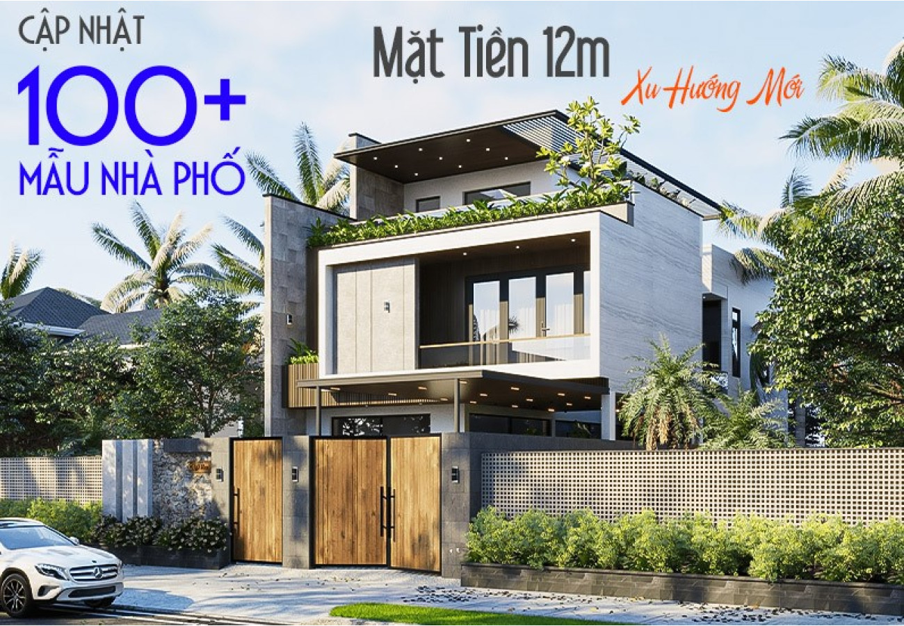 BST Nhà Phố Mặt Tiền 12m Trẻ Trung, Tối Giản Và Tràn Đầy Năng Lượng | NP 107