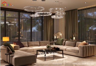 Mẫu Nội Thất Biệt Thự Sang Trọng Có Phòng Rượu | Ông Đại | NT-132