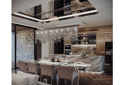 Mẫu Thiết Kế Nội Thất Biệt Thự Hiện Đại Có Phòng Ăn Đẹp Mê Hồn 