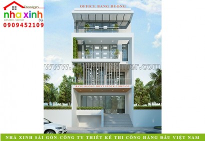 Thiết Kế Nhà Văn Phòng Cty Băng Dương | Cô Thảo | NP-110