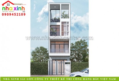 Mẫu Thiết Kế Nhà Phố Đẹp Sài Gòn | Chị Lý | NP-197