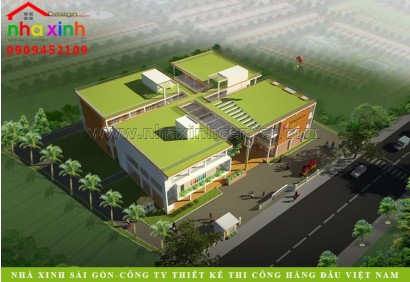 Phối Cảnh Thiết Kế Trường Mầm Non | Việt Úc | NP-112