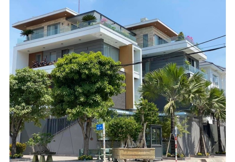 Mẫu Thiết Kế Biệt Thự Hiện Đại 4 Tầng 250m2 Đẹp Quận 2